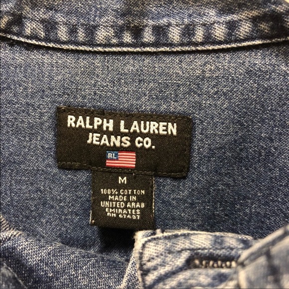 Ralph Lauren Jeans Co. denim Button down - Picture 4 of 9